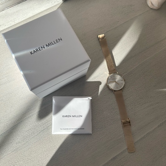 Karen Millen Watch with Gift Box - Picture 1 of 9